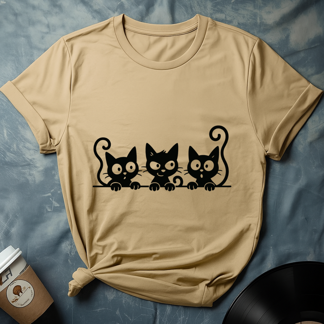 Triple Threat Cats T-Shirt