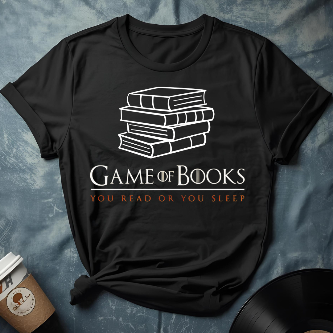 Game of Books T-Shirt (GOT Style Font)