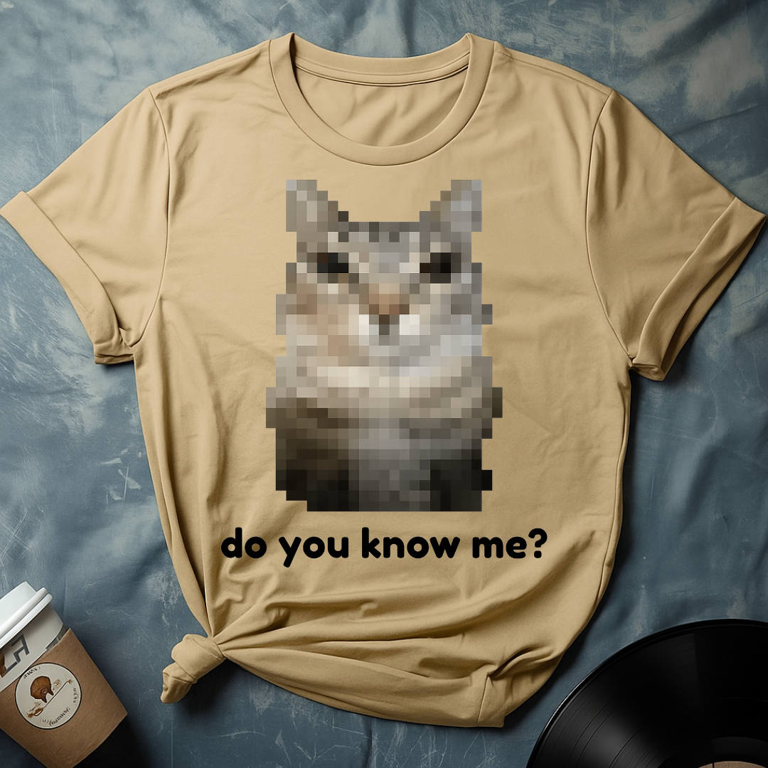 Funny Do You Know Me meme/cat T-Shirt