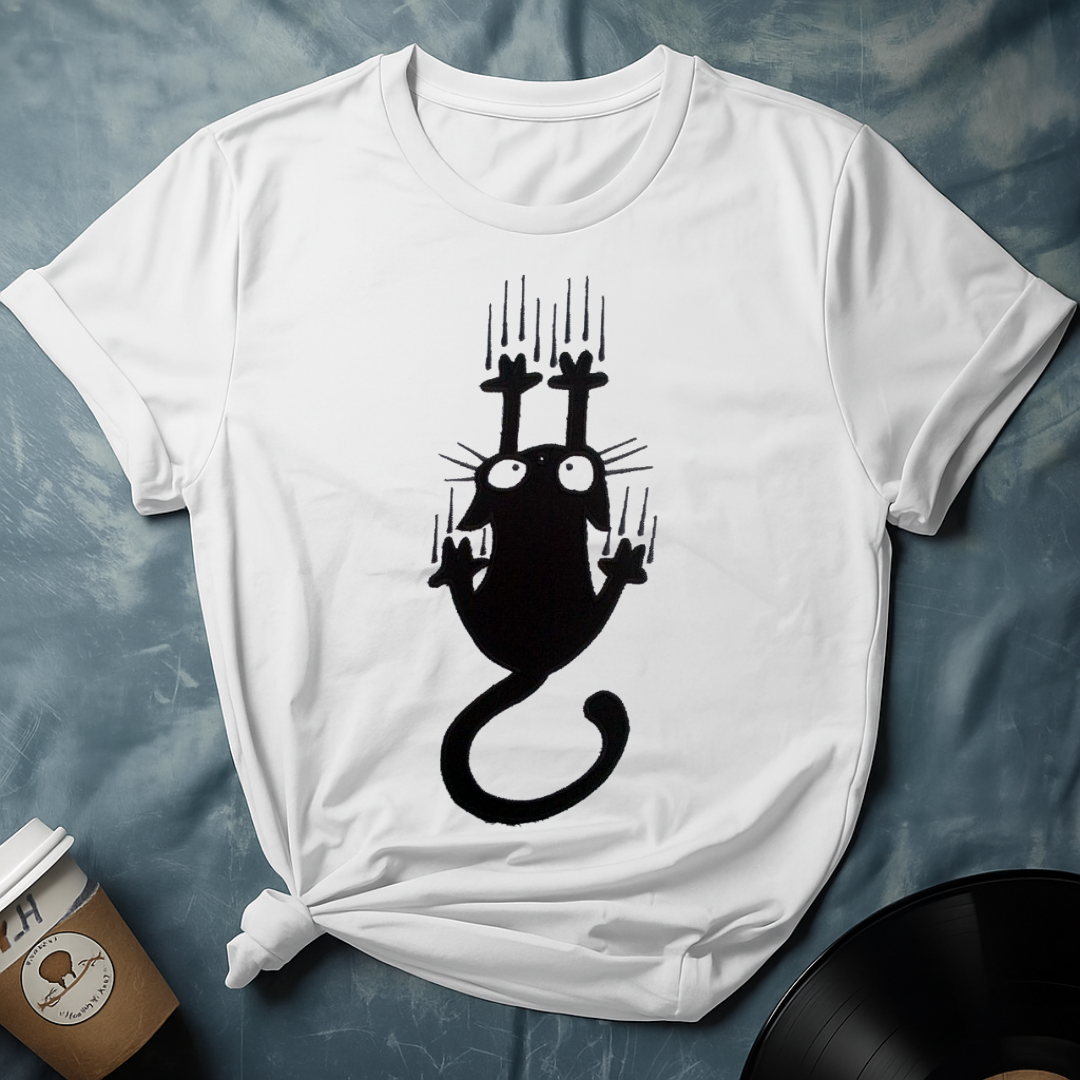 Clinging Cat T-Shirt