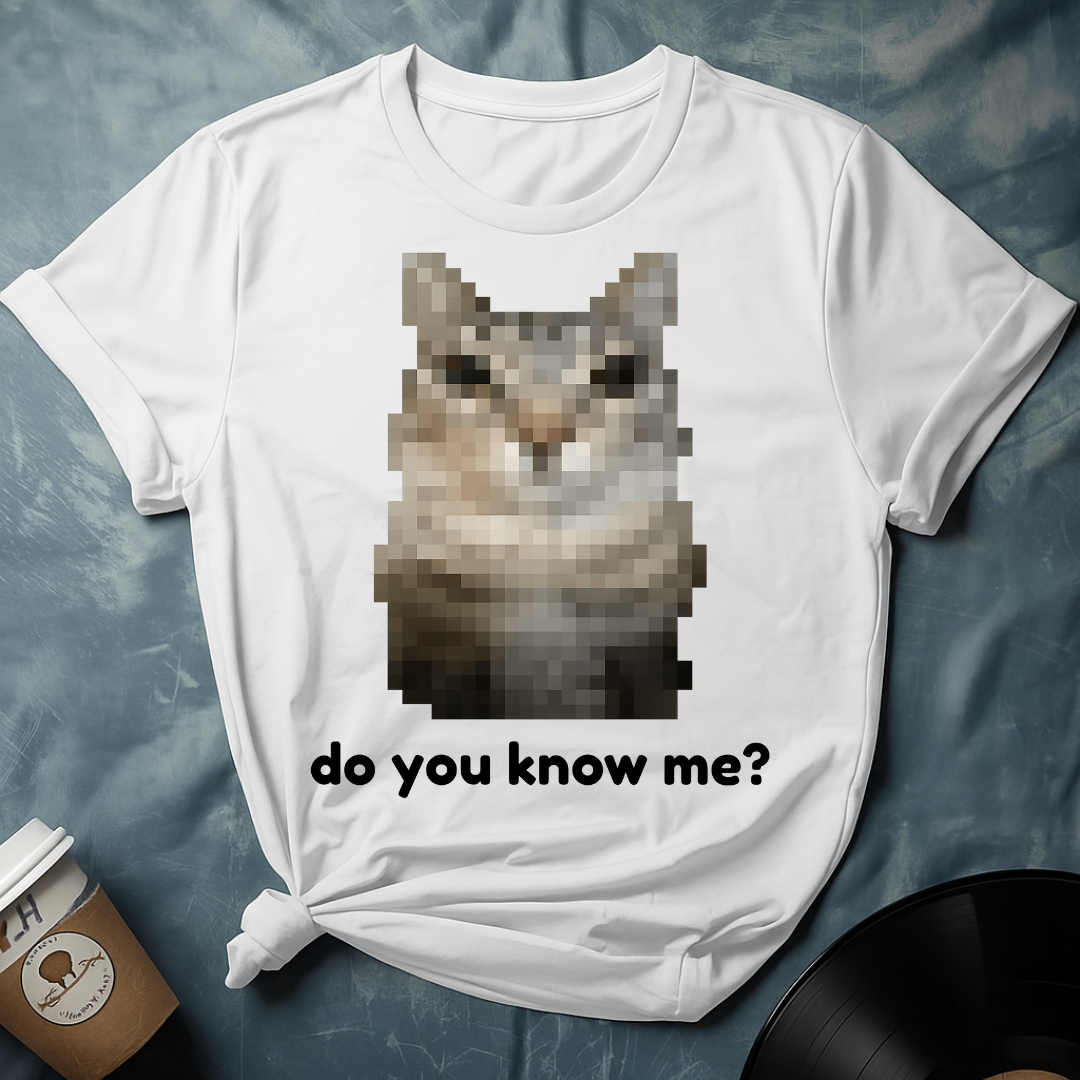 Funny Do You Know Me meme/cat T-Shirt