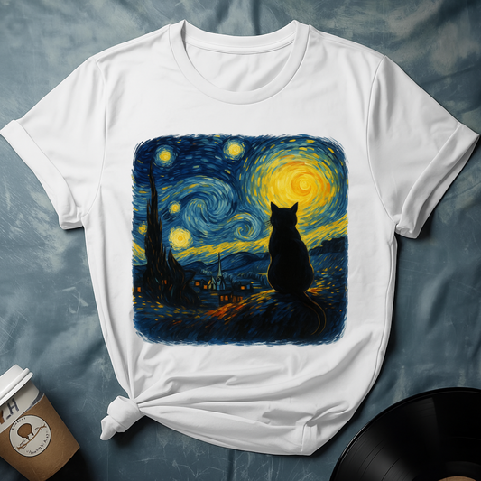 Van Gogh's Feline Muse T-Shirt