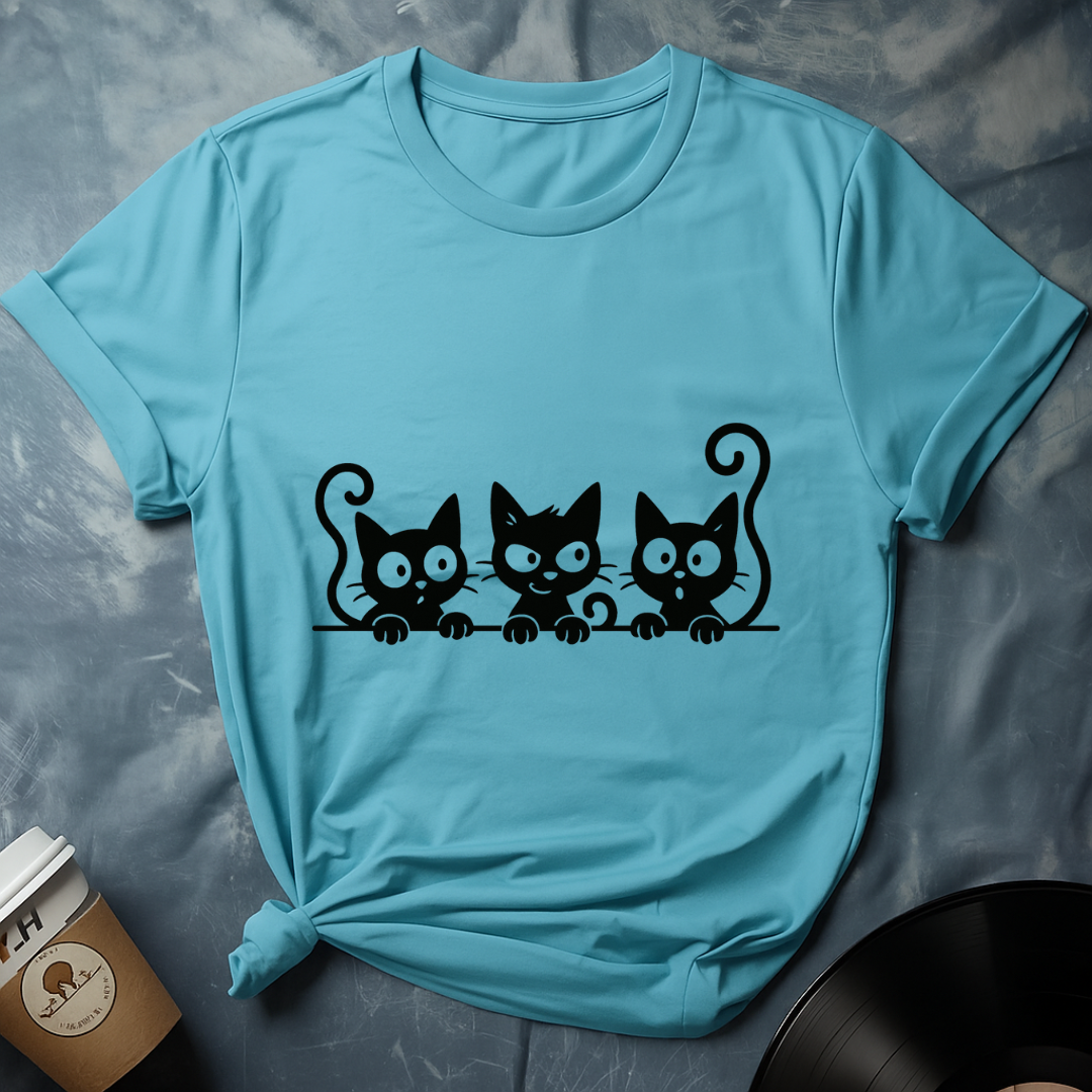 Triple Threat Cats T-Shirt