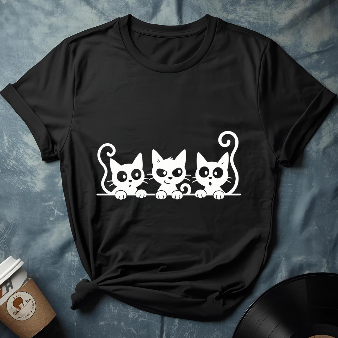 Triple Threat Cats T-Shirt