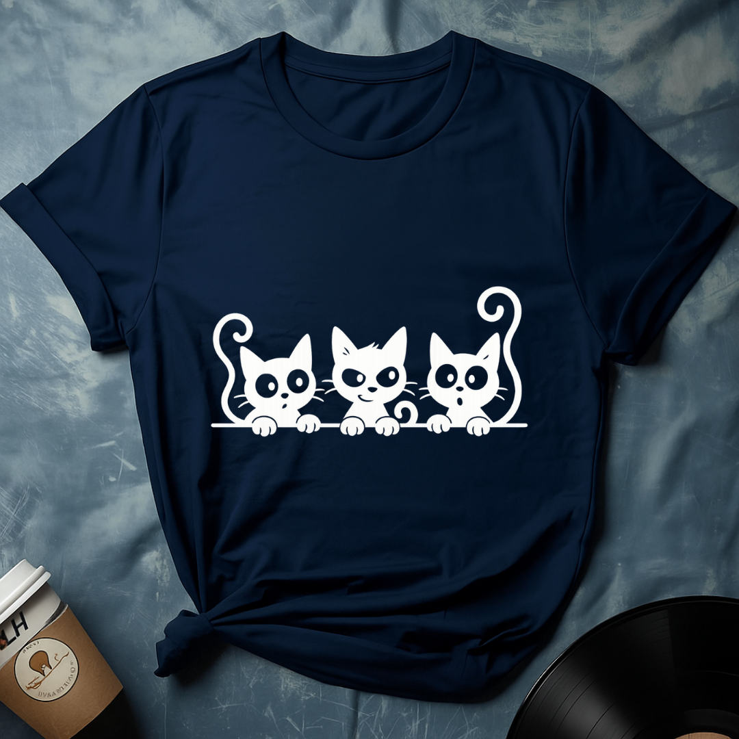Triple Threat Cats T-Shirt