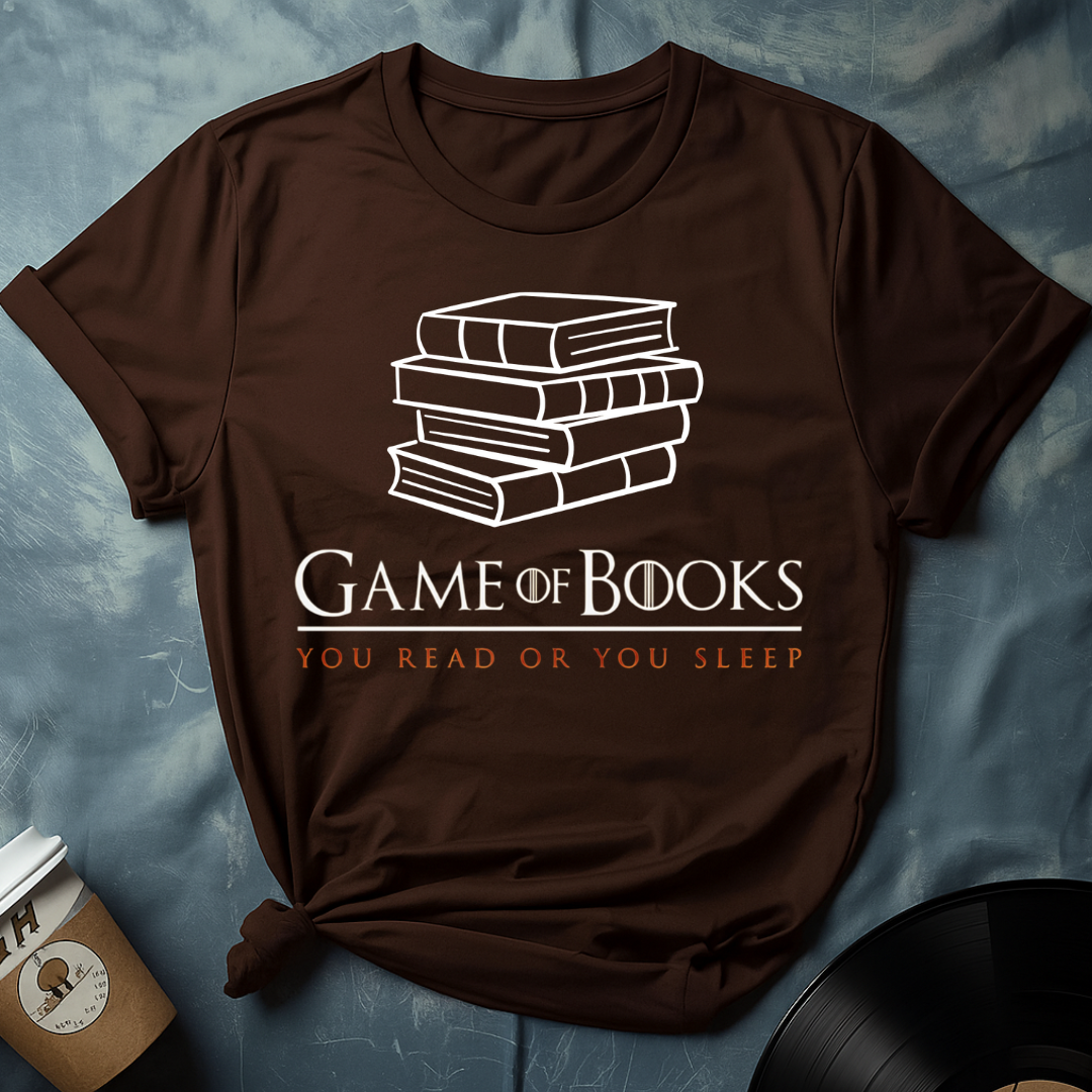 Game of Books T-Shirt (GOT Style Font)