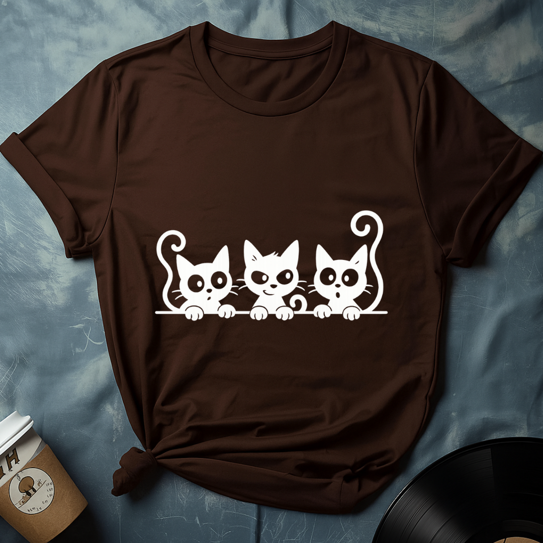 Triple Threat Cats T-Shirt