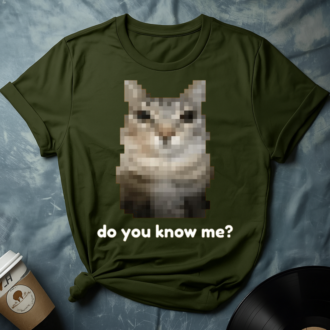 Funny Do You Know Me meme/cat T-Shirt