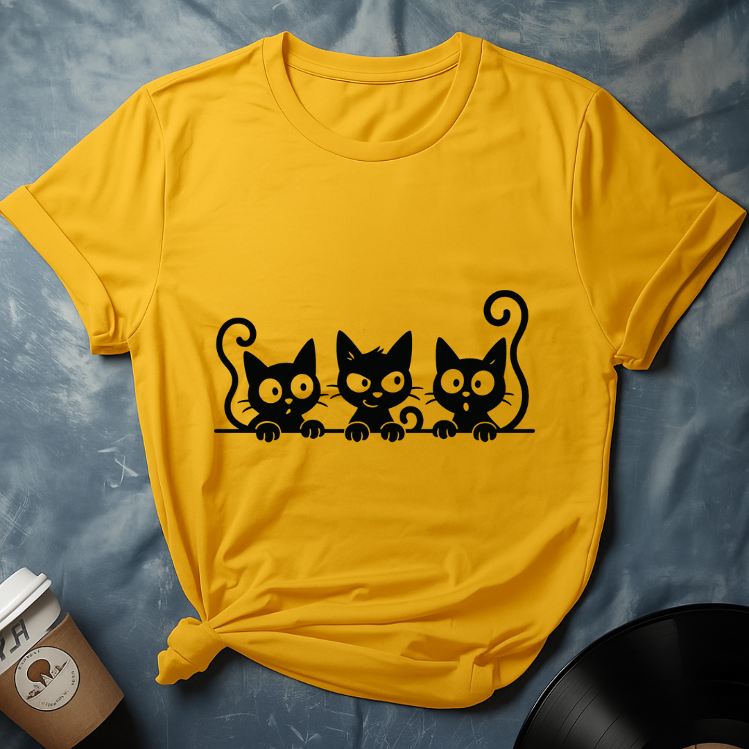 Triple Threat Cats T-Shirt