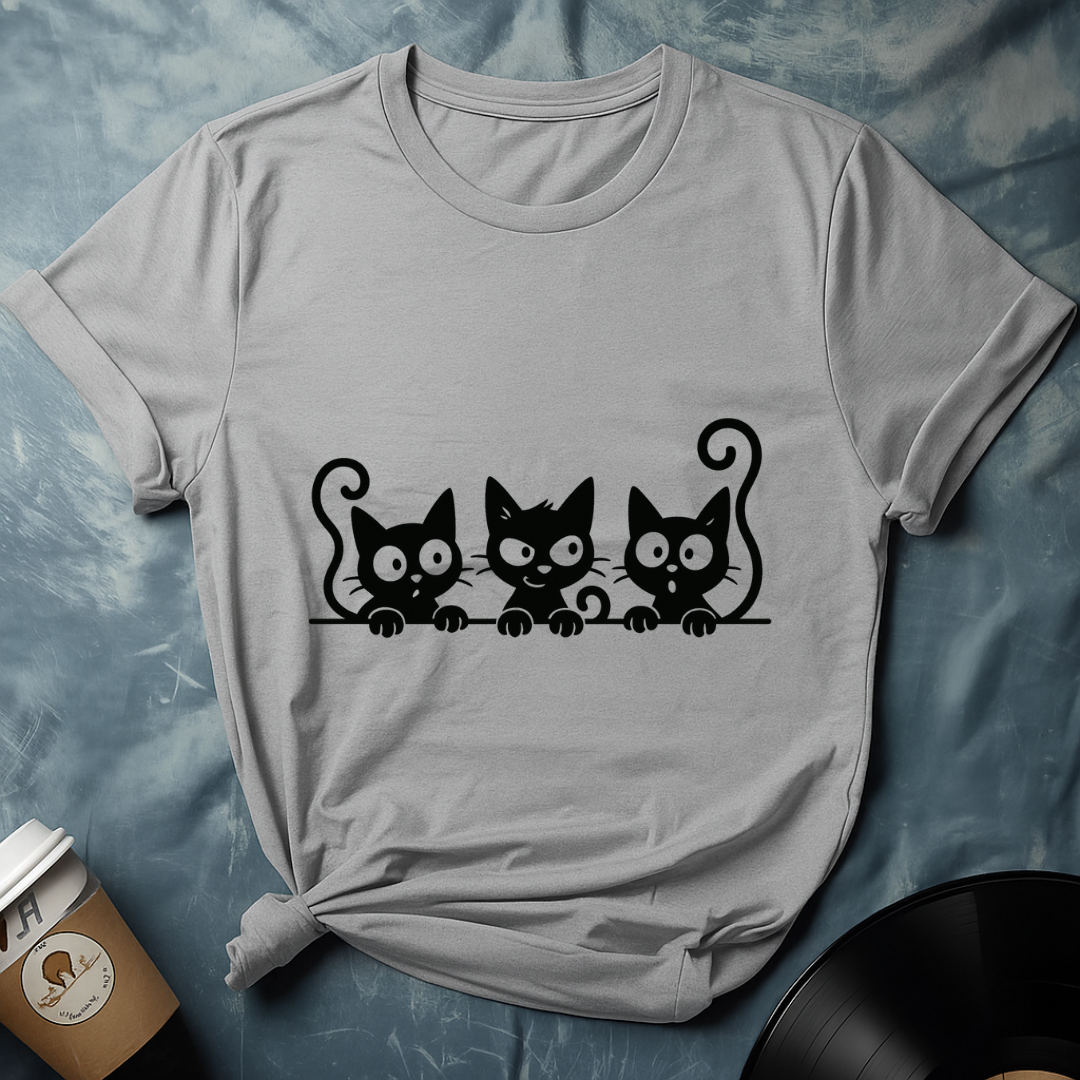 Triple Threat Cats T-Shirt