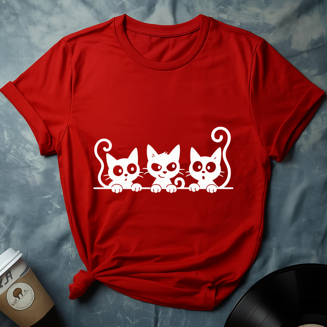 Triple Threat Cats T-Shirt